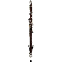 Backun Backun Q Series Low C Bass Clarinet in Cocobolo with Gold Plated Posts and Silver Plated Keys, 2-Piece Neck, Marcus Bonna Compact Case Silver Plated Keys Cocobolo Body