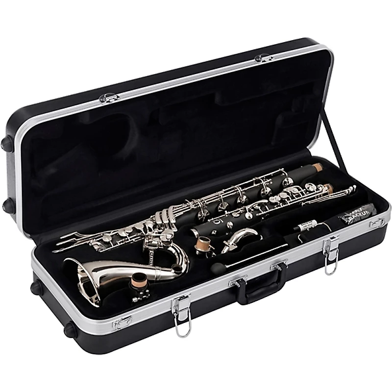 Backun Backun Alpha Bass Clarinet Low C W/Nickel Plated Keys Nickel Keys Low C
