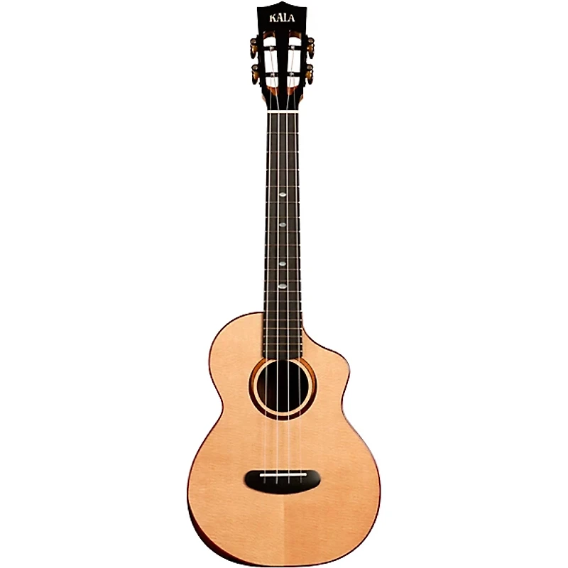 Kala Contour Series All-Solid Spruce-Rosewood Tenor Ukulele Natural