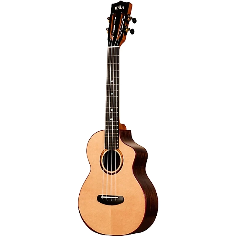 Kala Contour Series All-Solid Spruce-Rosewood Tenor Ukulele Natural