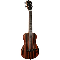 Kala Solid Body Striped Ebony Tenor Acoustic-Electric Ukulele Natural