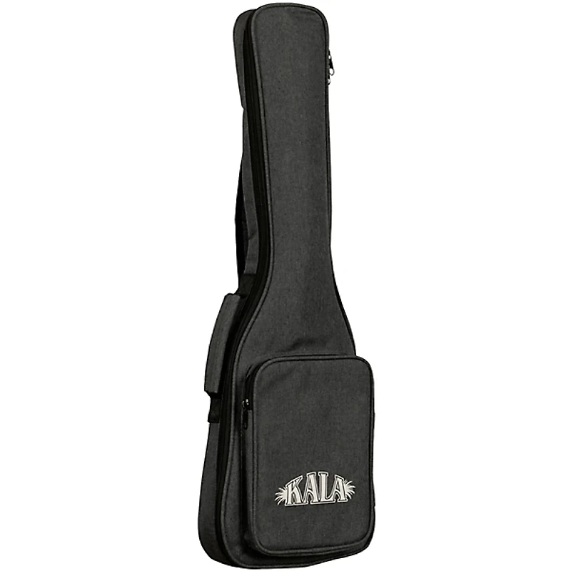 Kala Solid Body Striped Ebony Tenor Acoustic-Electric Ukulele Natural