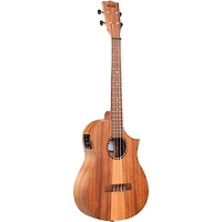 Kala Teak Tri-Top Baritone Acoustic-Electric Ukulele Natural