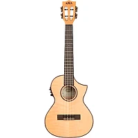 Kala Solid Flame Maple Series Tenor Acoustic-Electric Ukulele Natural