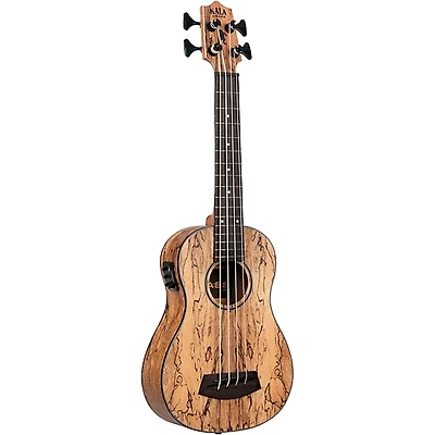 Kala Spalted Mango Acoustic-Electric U-Bass Natural