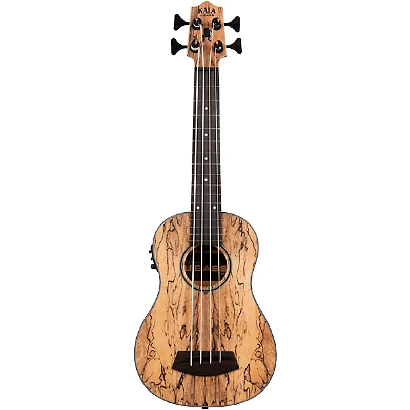 Kala Spalted Mango Acoustic-Electric U-Bass Natural