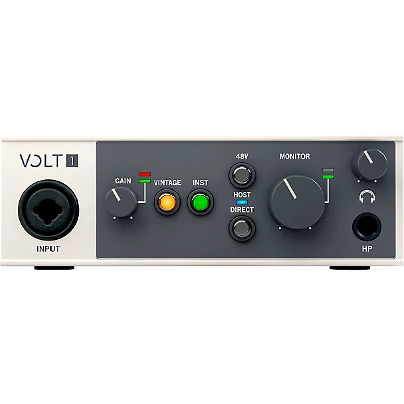 Universal Audio Volt 1 With KRK ROKIT G5 Studio Monitor Pair (Stands & Cables Included) -