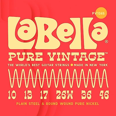 La Bella Pure Vintage Electric Guitar Strings