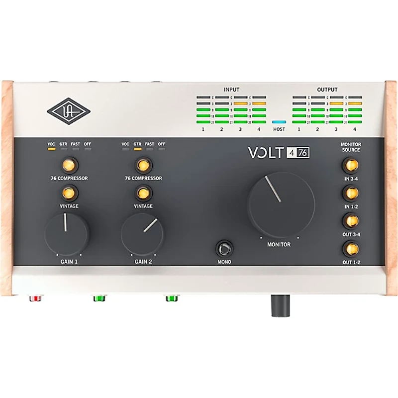 Universal Audio Volt 476 With KRK ROKIT G5 Studio Monitor Pair & S10 Subwoofer (Stands & Cables Included) -
