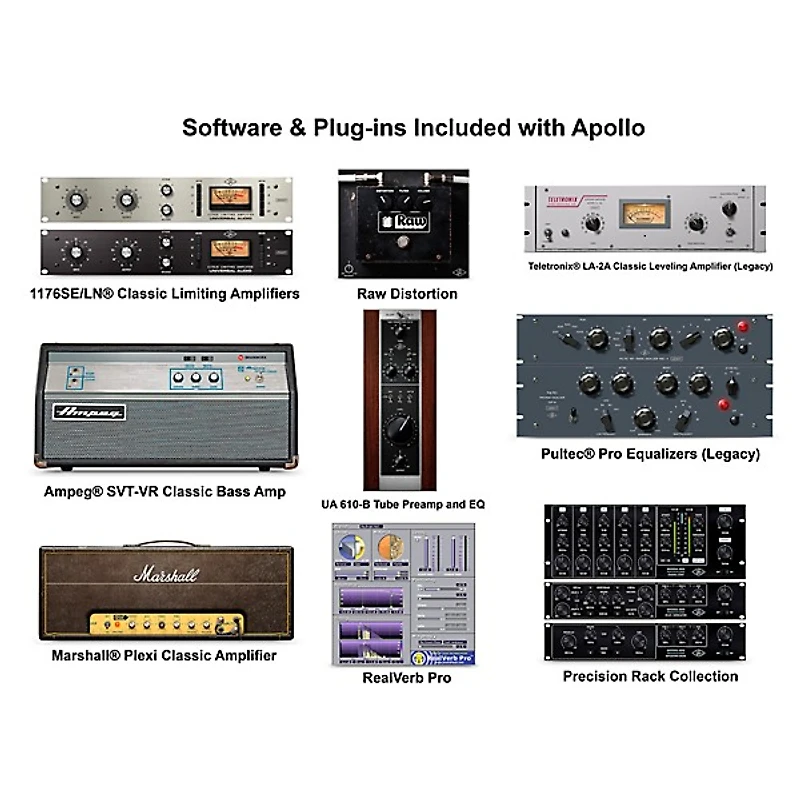 Universal Audio Apollo Solo Thunderbolt With KRK ROKIT G5 Studio Monitor Pair & S10 Subwoofer (Stands & Cables Included) -