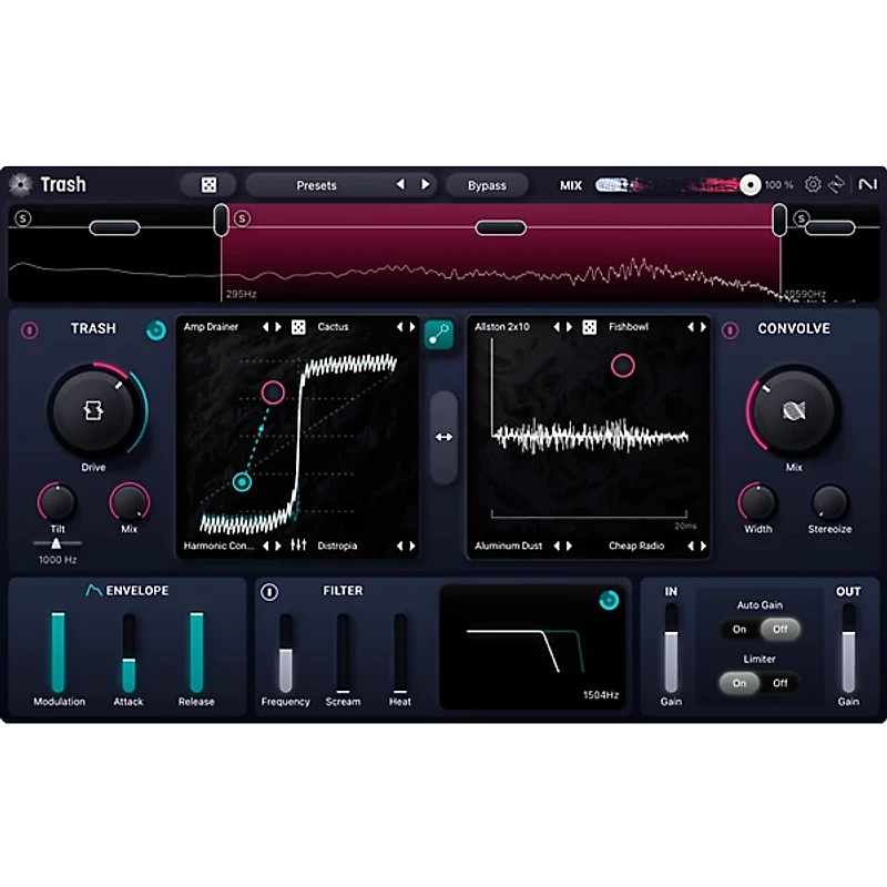iZotope Trash: Upgrade from previous versions of Trash, Music Production Suite, and Everything Bundle