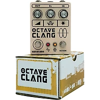 Death By Audio Octave Clang V2 Extreme Fuzz Effects Pedal Cream
