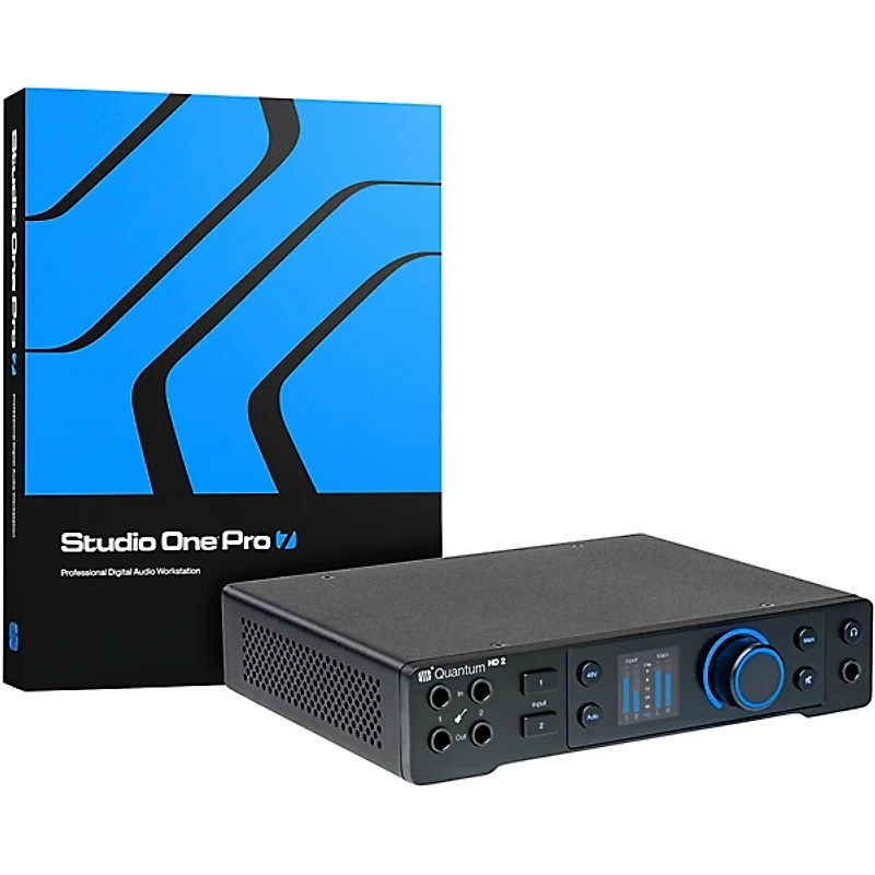 PreSonus Quantum HD 2 USB-C 20x24 Audio Interface With Studio One Pro & 12-Month Studio One+ Hybrid Membership Included