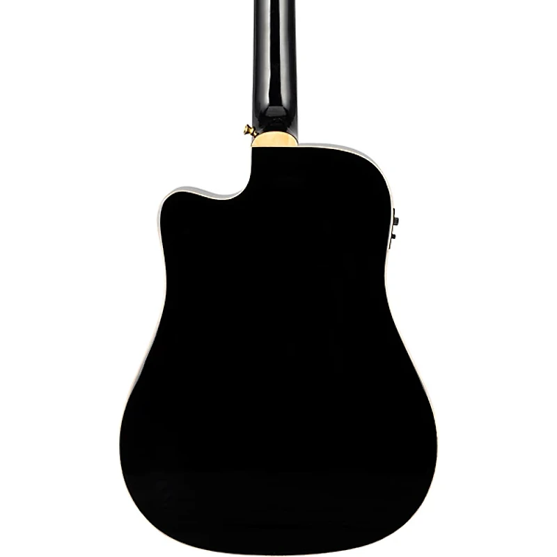 H. Jimenez LGD1 Spruce Top 12-String Acoustic-Electric Guitar Black
