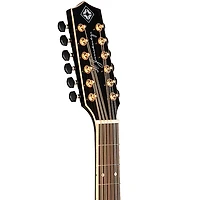 H. Jimenez LGD1 Spruce Top 12-String Acoustic-Electric Guitar Black