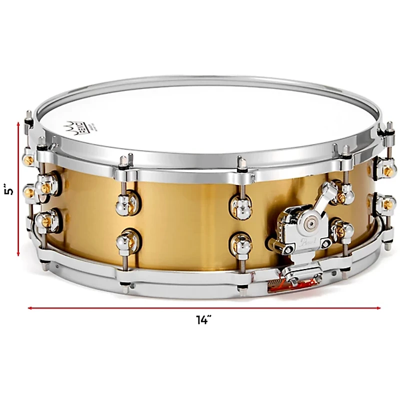 Pearl Reference One 3mm Brass Snare Drum