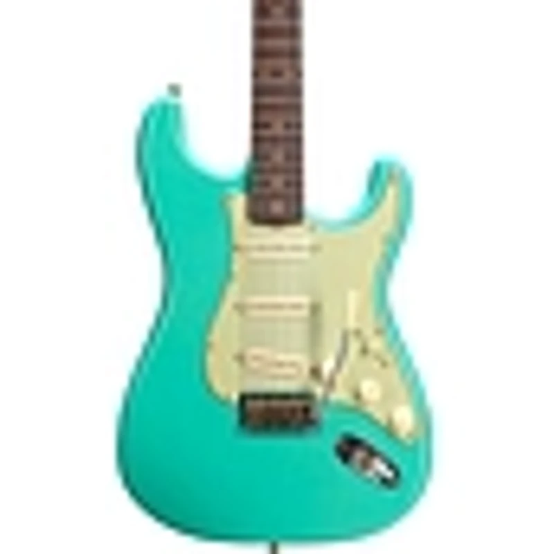 Fender Custom Shop 1959 Stratocaster Journeyman Relic Electric Guitar - Super Faded Aged Seafoam Green