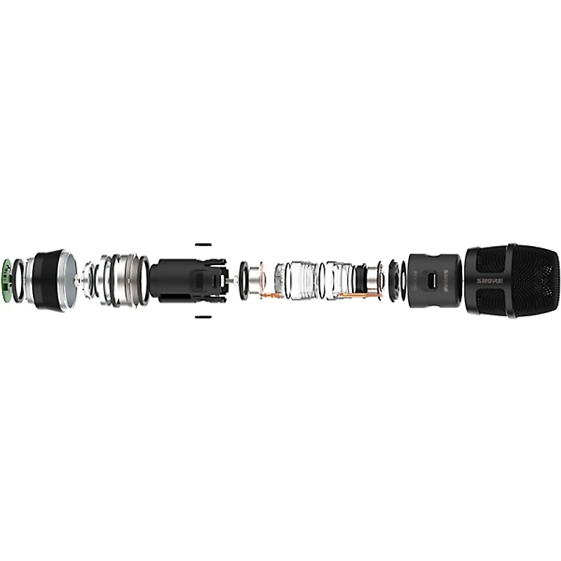 Shure RPW200 Black Nexadyne Dynamic Microphone Wireless Capsule, Cardioid