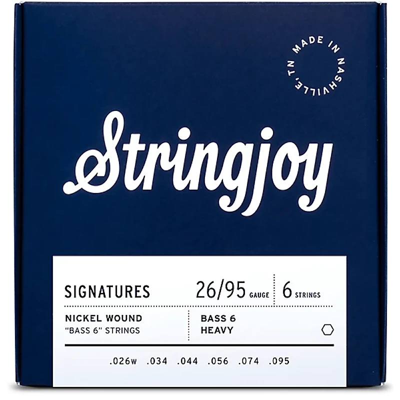 Stringjoy Signatures Bass VI Nickel Wound Guitar Strings