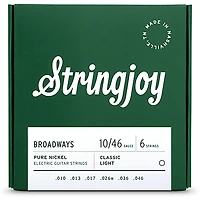 Stringjoy Broadways Pure Nickel Electric Guitar Strings