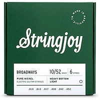 Stringjoy Broadways Pure Nickel Electric Guitar Strings