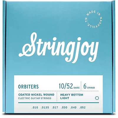 Stringjoy Orbiters Coated Nickel Wound Electric Guitar Strings