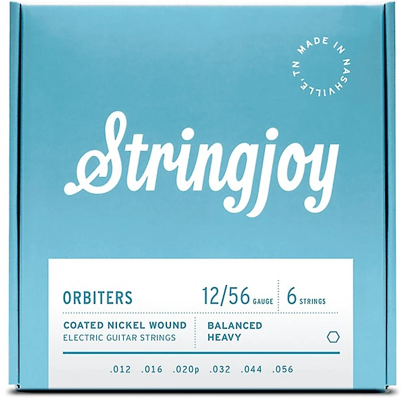 Stringjoy Orbiters Coated Nickel Wound Electric Guitar Strings