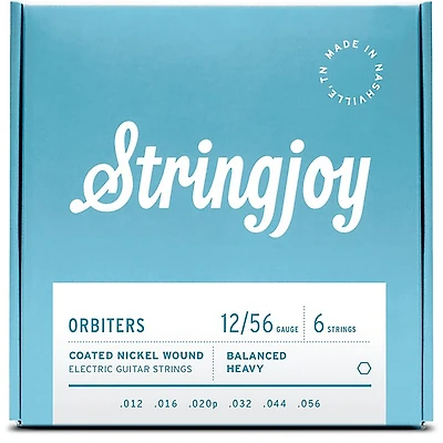 Stringjoy Orbiters Coated Nickel Wound Electric Guitar Strings