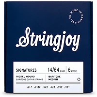 Stringjoy Signatures Baritone Nickel Wound Electric Guitar Strings
