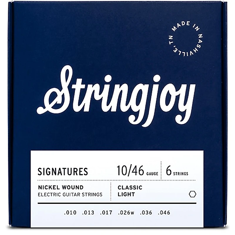 Stringjoy Signatures String Nickel Wound Electric Guitar Strings
