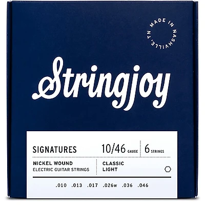 Stringjoy Signatures String Nickel Wound Electric Guitar Strings