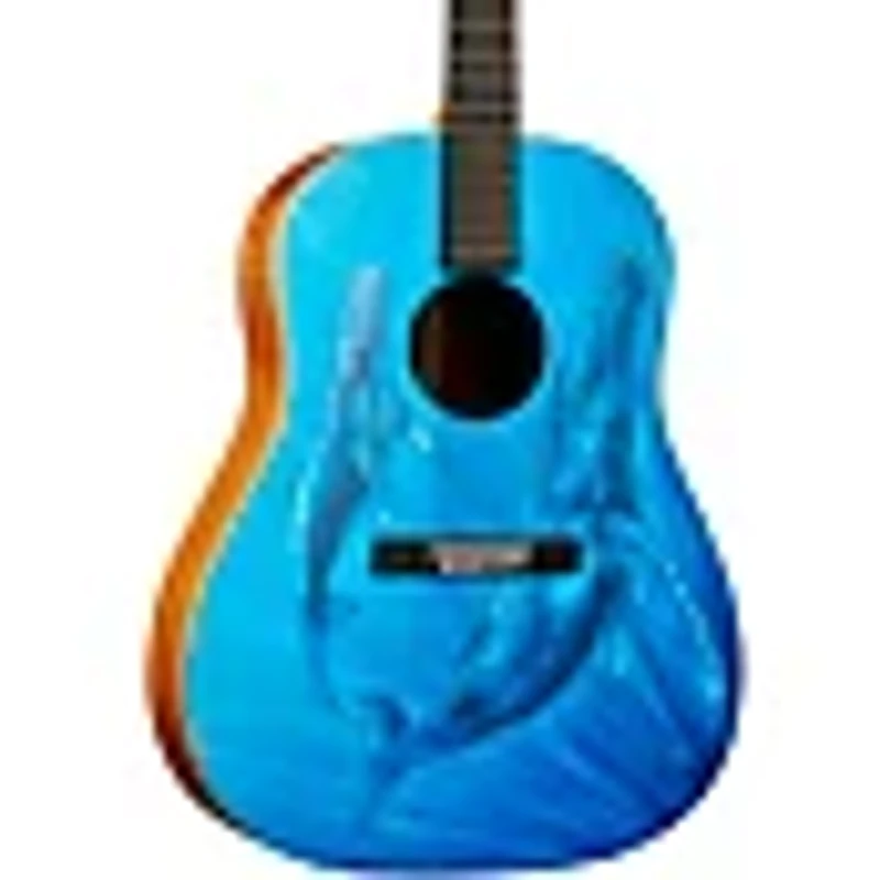 Martin DSS Biosphere II Dreadnought Acoustic Guitar Whale