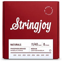 Stringjoy Naturals Phosphor Bronze (11-40) Mandolin Strings