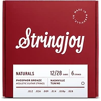 Stringjoy Naturals Phosphor Bronze Acoustic Guitar Strings