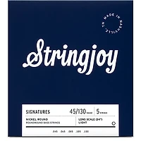 Stringjoy Signatures 5 String Long Scale Nickel Wound Bass Guitar Strings