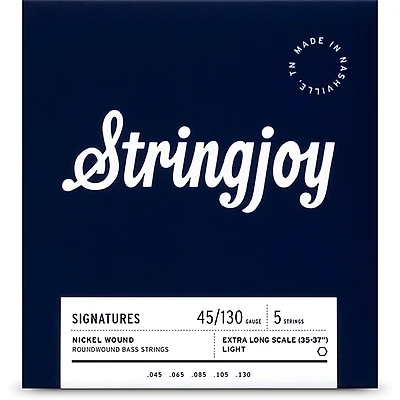 Stringjoy Signatures String Long Scale Nickel Wound Bass Guitar Strings