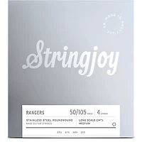 Stringjoy Rangers 4 String Long Scale Stainless Steel Bass Guitar Strings
