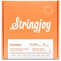 Stringjoy Foxwoods Coated Phosphor Bronze (11.5-41) Mandolin Strings