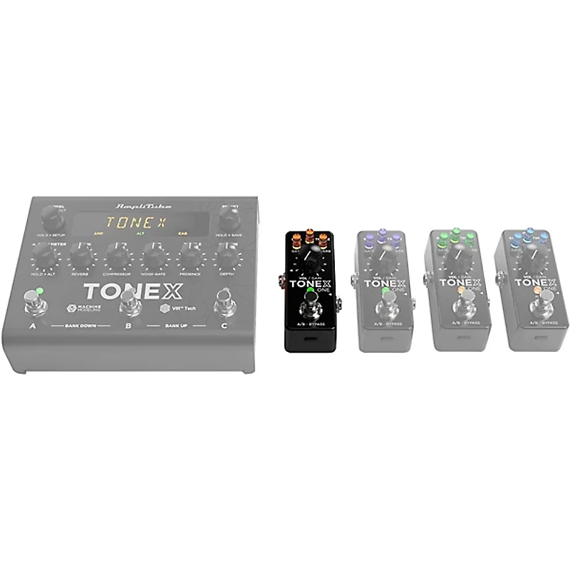IK Multimedia TONEX One Modeling Amp & Distortion Effects Pedal Black