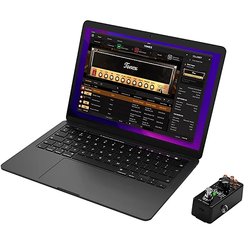 IK Multimedia TONEX One Modeling Amp & Distortion Effects Pedal Black