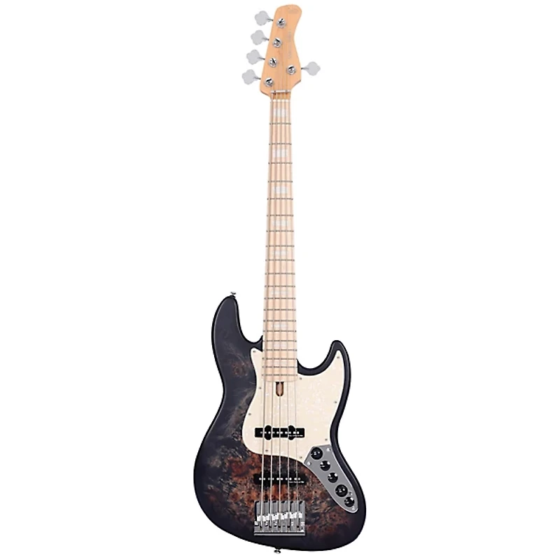 Sire Marcus Miller V7 Swamp Ash Reissue 5-String Electric Bass Transparent Black Satin