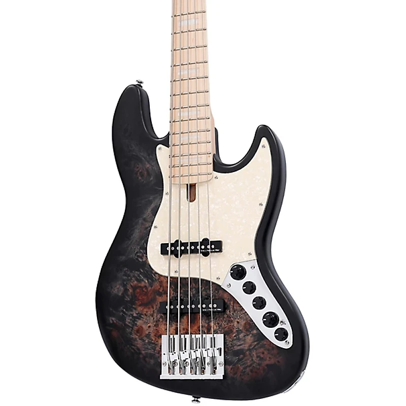 Sire Marcus Miller V7 Swamp Ash Reissue 5-String Electric Bass Transparent Black Satin