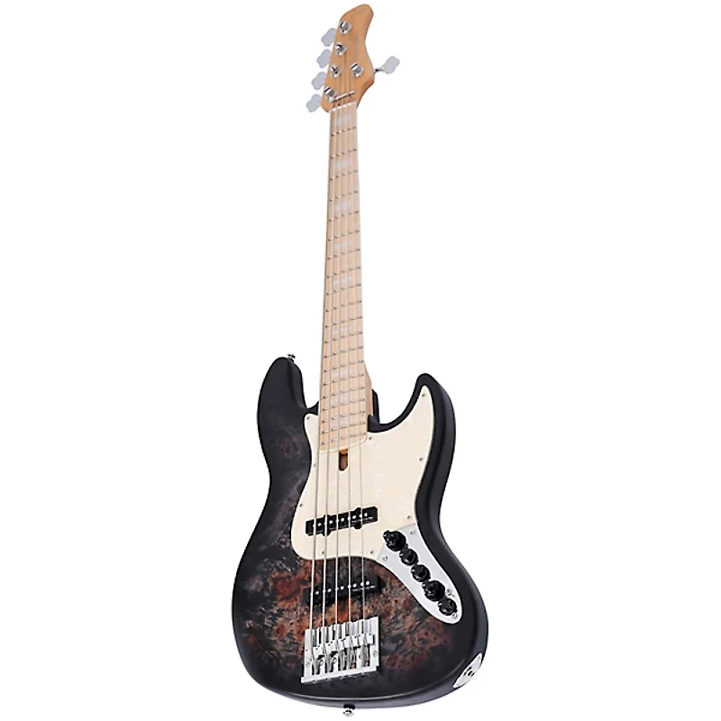 Sire Marcus Miller V7 Swamp Ash Reissue 5-String Electric Bass Transparent Black Satin