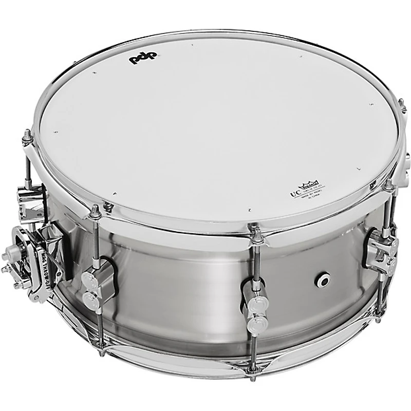 PDP by DW Concept Series 1.2 mm Natural Satin Brushed Aluminum Snare Drum