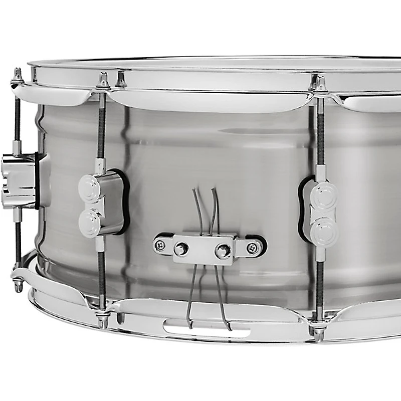 PDP by DW Concept Series 1.2 mm Natural Satin Brushed Aluminum Snare Drum