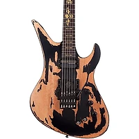Schecter Guitar Research Synyster Gates Custom-S Relic Electric Guitar Distressed Satin Black