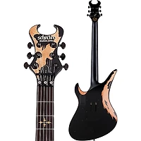Schecter Guitar Research Synyster Gates Custom-S Relic Electric Guitar Distressed Satin Black