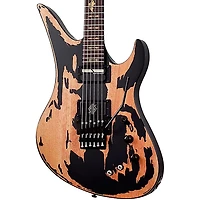 Schecter Guitar Research Synyster Gates Custom-S Relic Electric Guitar Distressed Satin Black