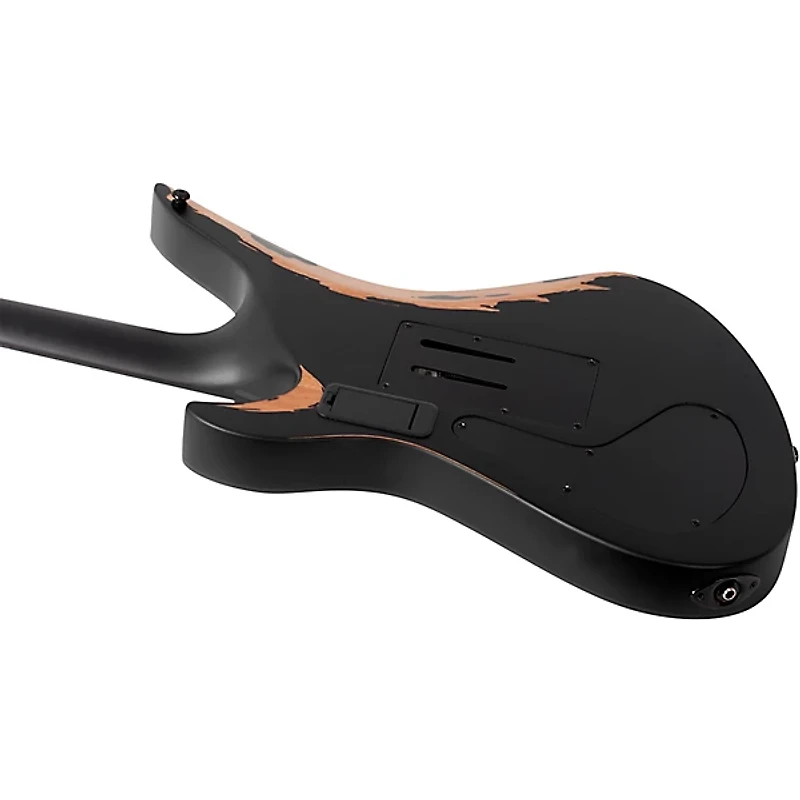 Schecter Guitar Research Synyster Gates Custom-S Relic Electric Guitar Distressed Satin Black