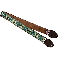 Souldier Dresden Star Guitar Strap Turquoise 2 in.